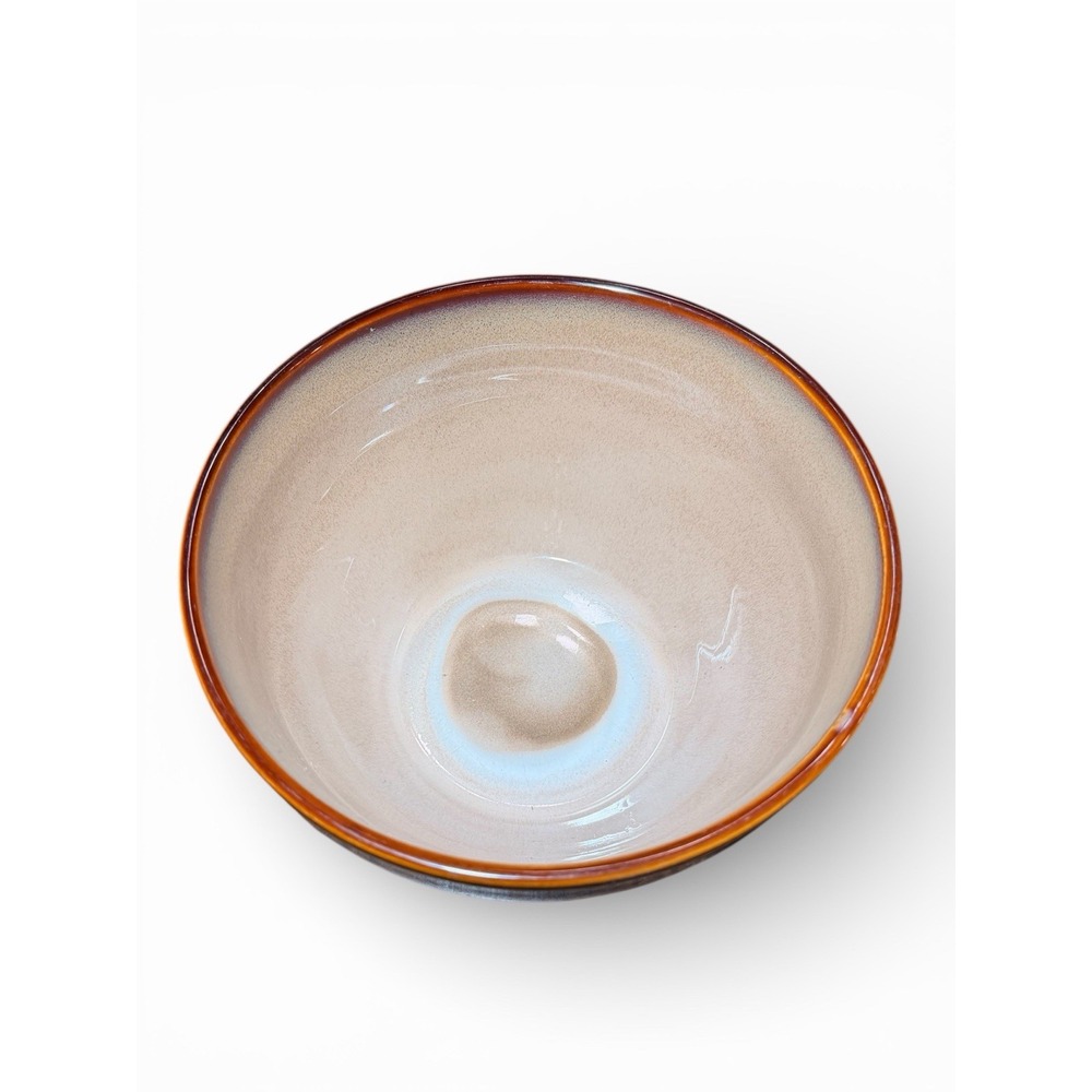 Sango Nova Brown Ceramic Bowl Dishwasher Microwave Safe 9.5‎ Inch X 6 Inch - Picture 2 of 3